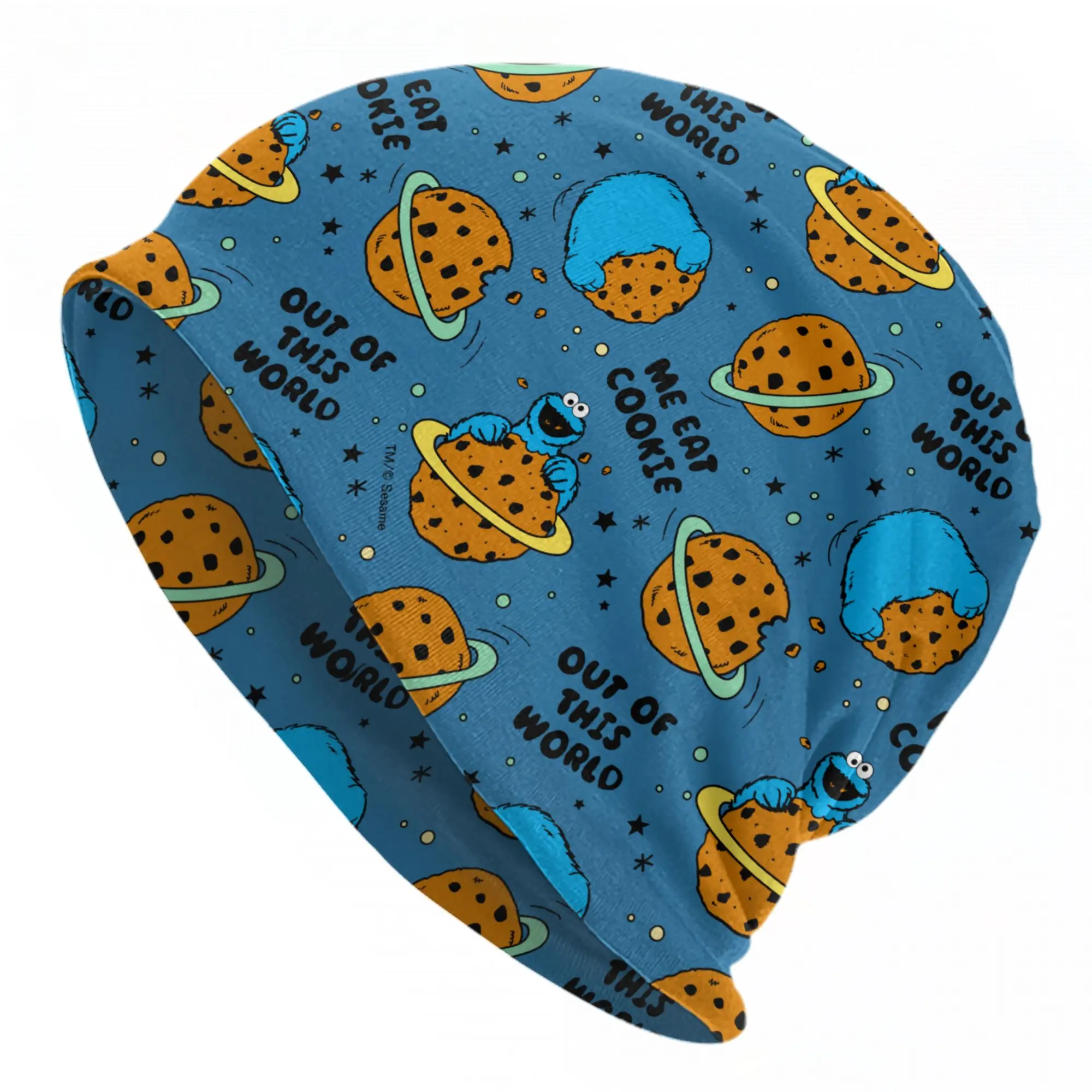 Cookies Monsters Skull Cap Beanie Quick Dry  Gym Workout Hat for Men Women