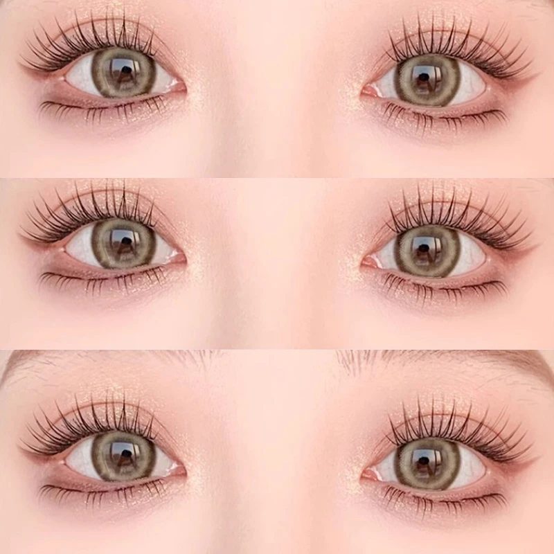 自然な見た目の自己粘着性まつげクラスター 接着剤不要 個別まつげ 再利用可能 ソフトまつげエクステ 初心者向け 簡単