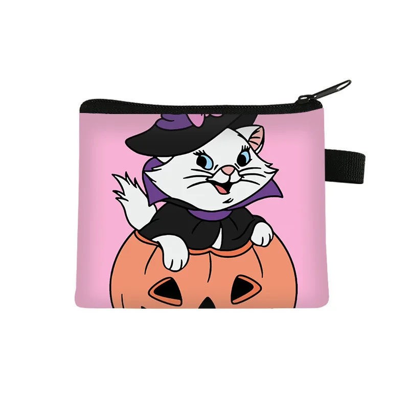 Disney Cartoon Marie Cat Children Wallet Figure Marie Kawaii Large Capacity Storage Bag The AristoCats Kids Gifts