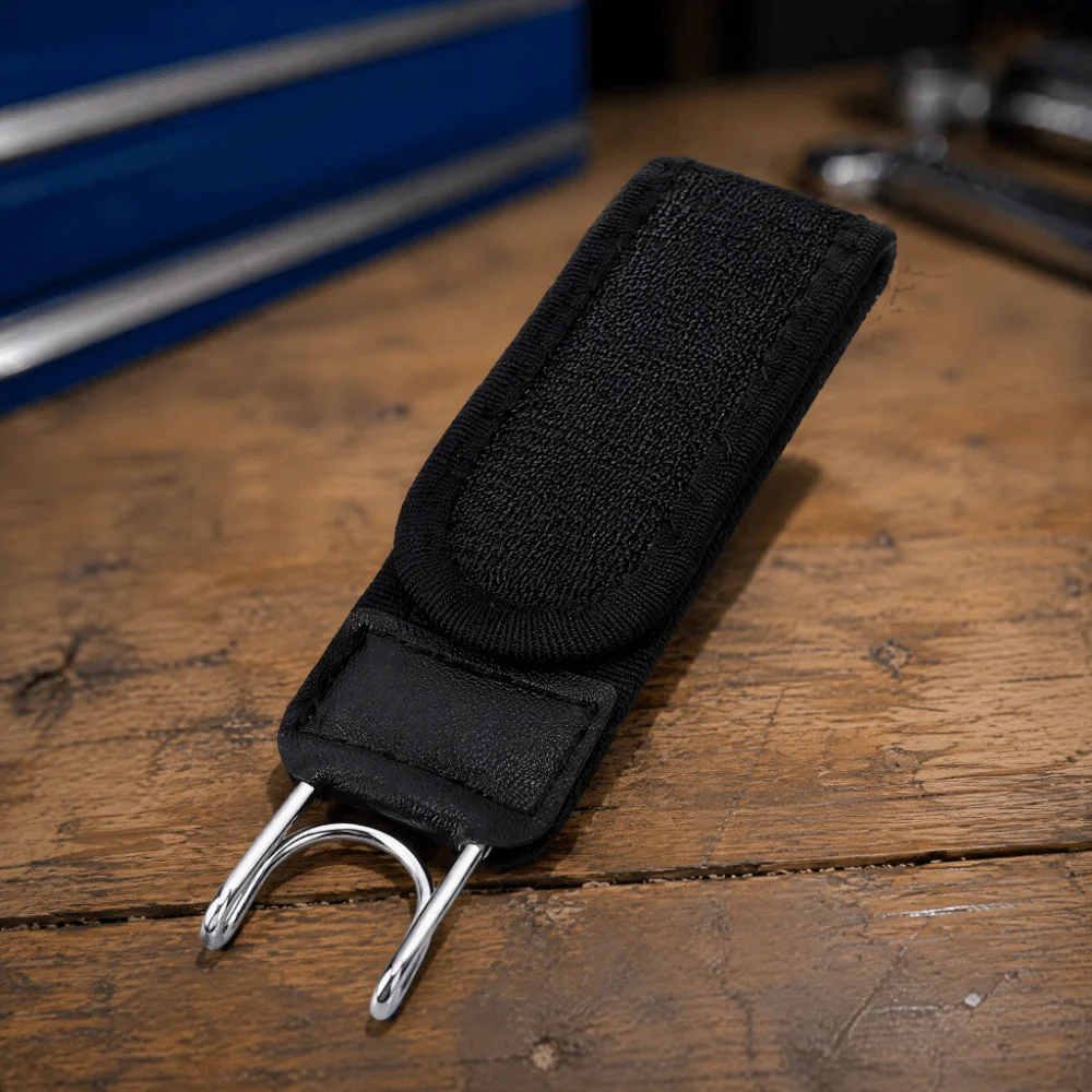 2pcs Adjustable Nylon Elastic Waist Strap No Sew Design Reusable Adjustable Waist Belt Waist Tightener Clip Men