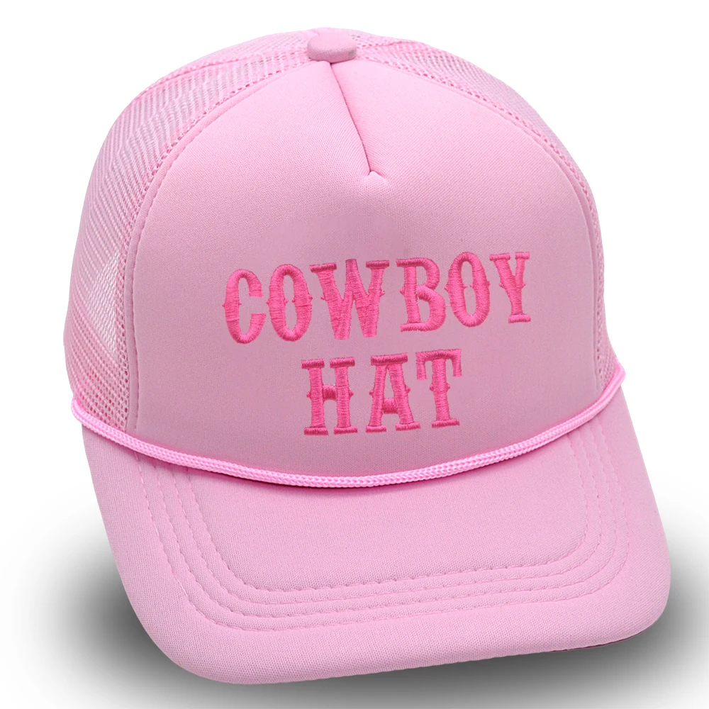 Cowboy Hat Trucker Hat Embroidered Casual Baseball Cap Party Women Hat Group Hats