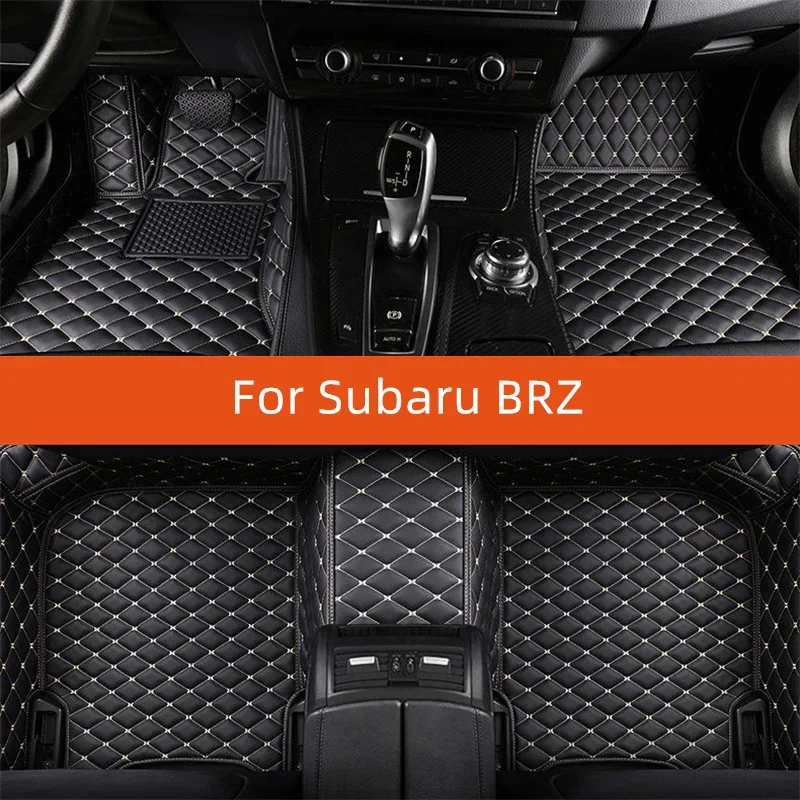 Custom Leather Car Floor Mat For Subaru BRZ 2016 2017 2018 2019 2020 2021 Car Mat Interior
