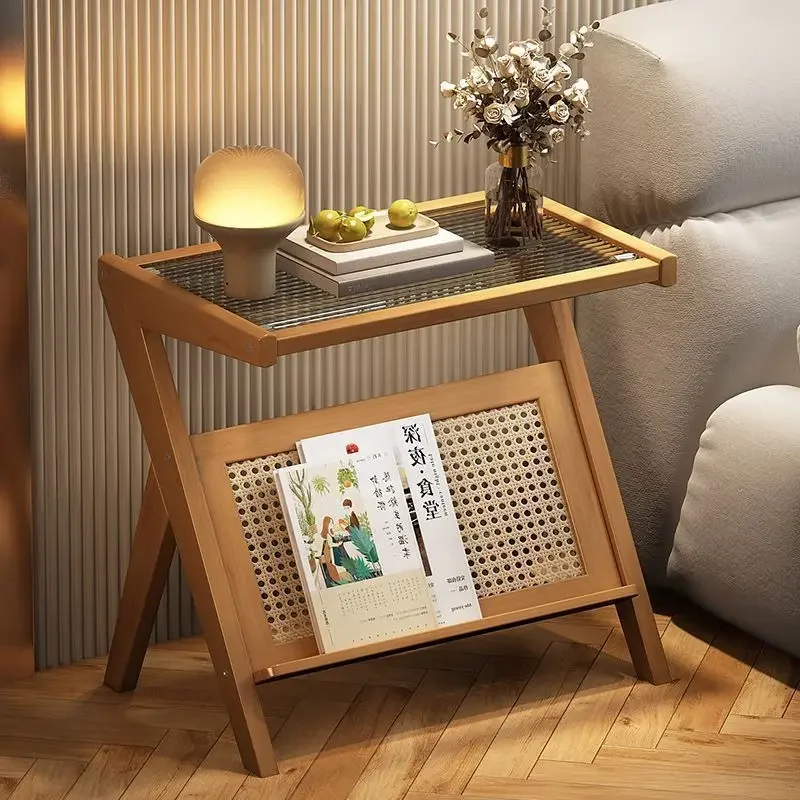 # Art Aesthetic Nightstands Rustic Decor Elegant Small Living Room Nightstands Mid Century Nordic Mesitas De Noche Furniture Hom