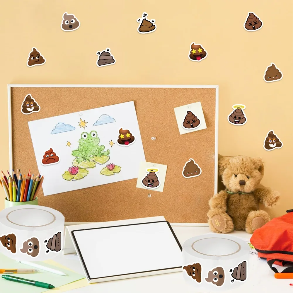 500 قطعة/لفة مضحك أنبوب ملصقات DIY بها بنفسك سجل القصاصات مجلة سكيت زجاجات مياه الكمبيوتر الهاتف ملصق مكافأة الأطفال هدية #3