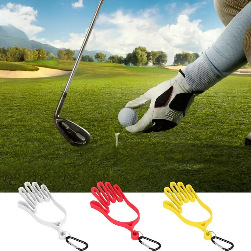 1PC Golf Gloves Stretcher Holder Keeper Hanger Golf Glove Keeper Sports Golfer Tool Gear Rack Dryer Hanger Stretcher Buckles