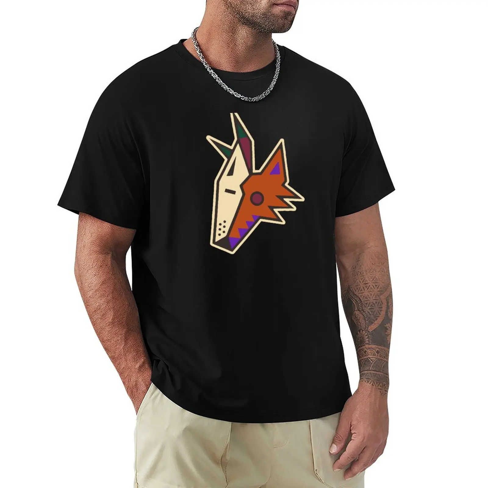 Canis Latrans T-Shirt t shirts for man cotton T-Shirt