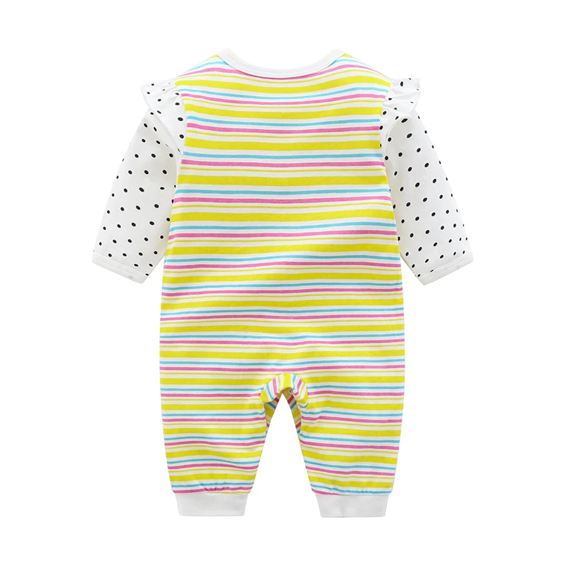 Vêtements princesse pleine lune pour bébé fille, combinaison mince de printemps, barboteuse en coton à la mode pour nouveau-né imbibé SFP 0-1 ans