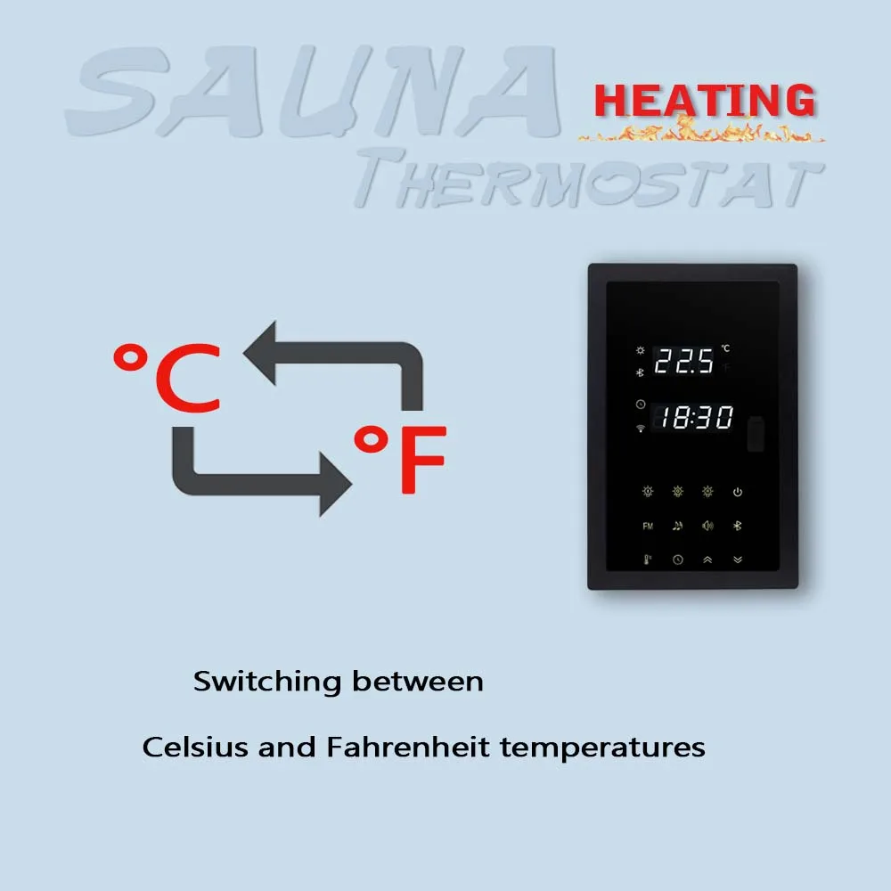 Multifunctional sauna thermostat sweat steaming room sauna furnace external control temperature controller TUYA WIFI 110-240VAC