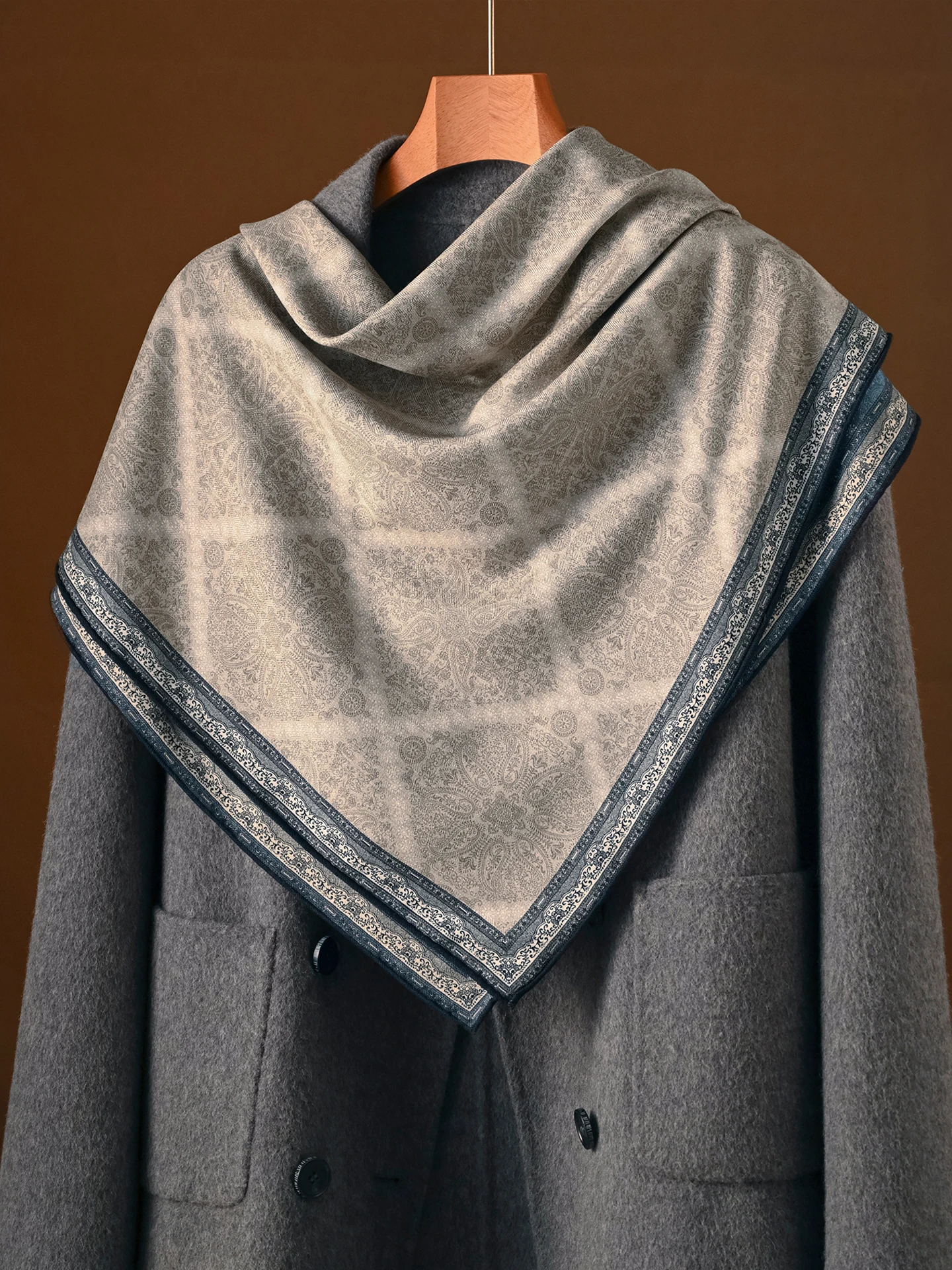 Echarpe-en-soie-et-laine-double-face-motif-geometrique-multifonctionnel-style-coreen-pour-femme-printemps-automne-et-hiver