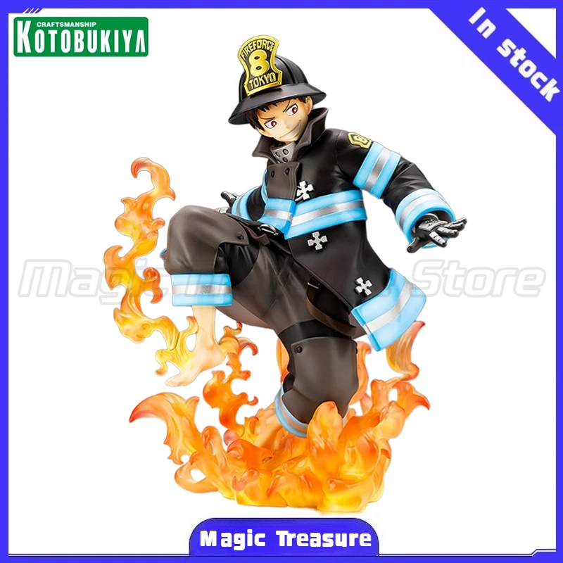 

【MT】Оригинальный KOTOBUKIYA ARTFX J Fire Force Shinra Kusakabe аниме готовая модель игрушки подарки