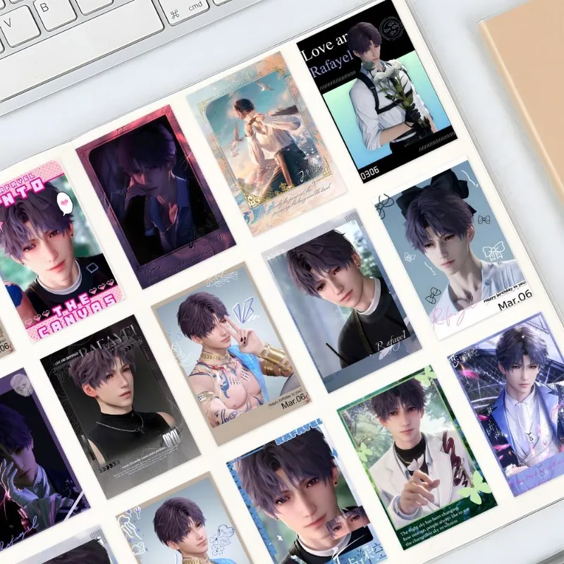 10/63 قطعة لعبة الحب والفضاء العميق الكتابة على الجدران ملصق رافاييل وسيم صور سلسلة جراب هاتف دفتر محمول الشارات المشجعين عاشق #3