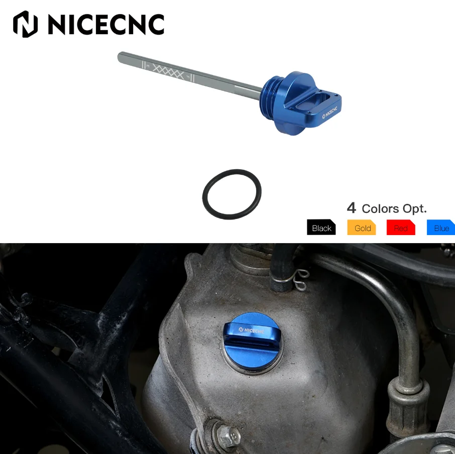 

NICECNC Raptor 700 Oil Dipstick Aluminum Alloy For Yamaha YFZ450 Raptor 700R 700 YFM700 YFM700R ATV Accessories