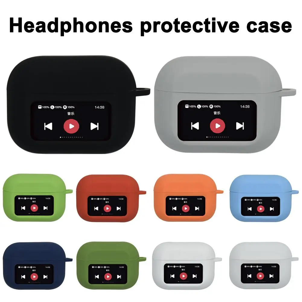 For AirPods A9 Pro Case Screen Corners Shockproof Anti Slip Full Cover Protective Sleeve Wireless Charging Box Soft TPU Shell