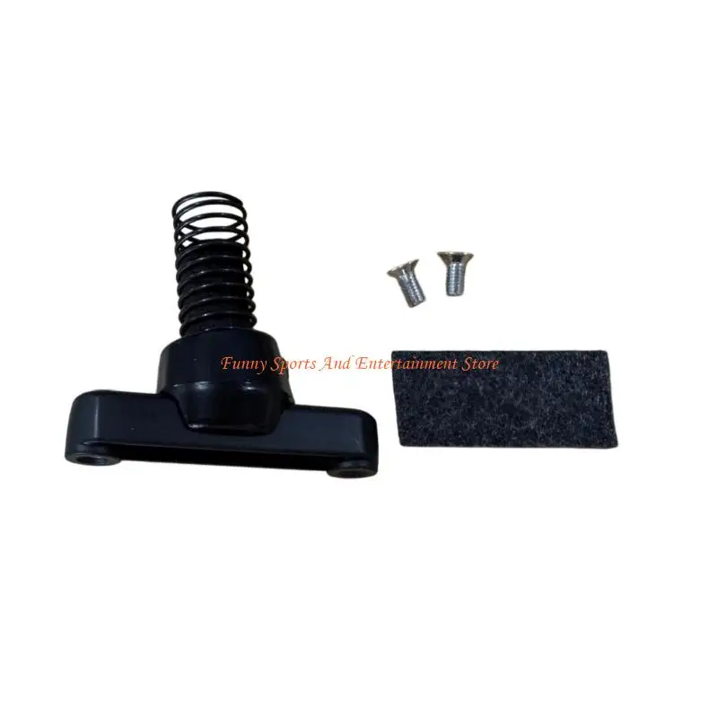C4DE Rehearsal Pedal Return Part for Kick Drum Service, Metal Spring Assembly with Mounting Base for Practice Room Care, Repair,