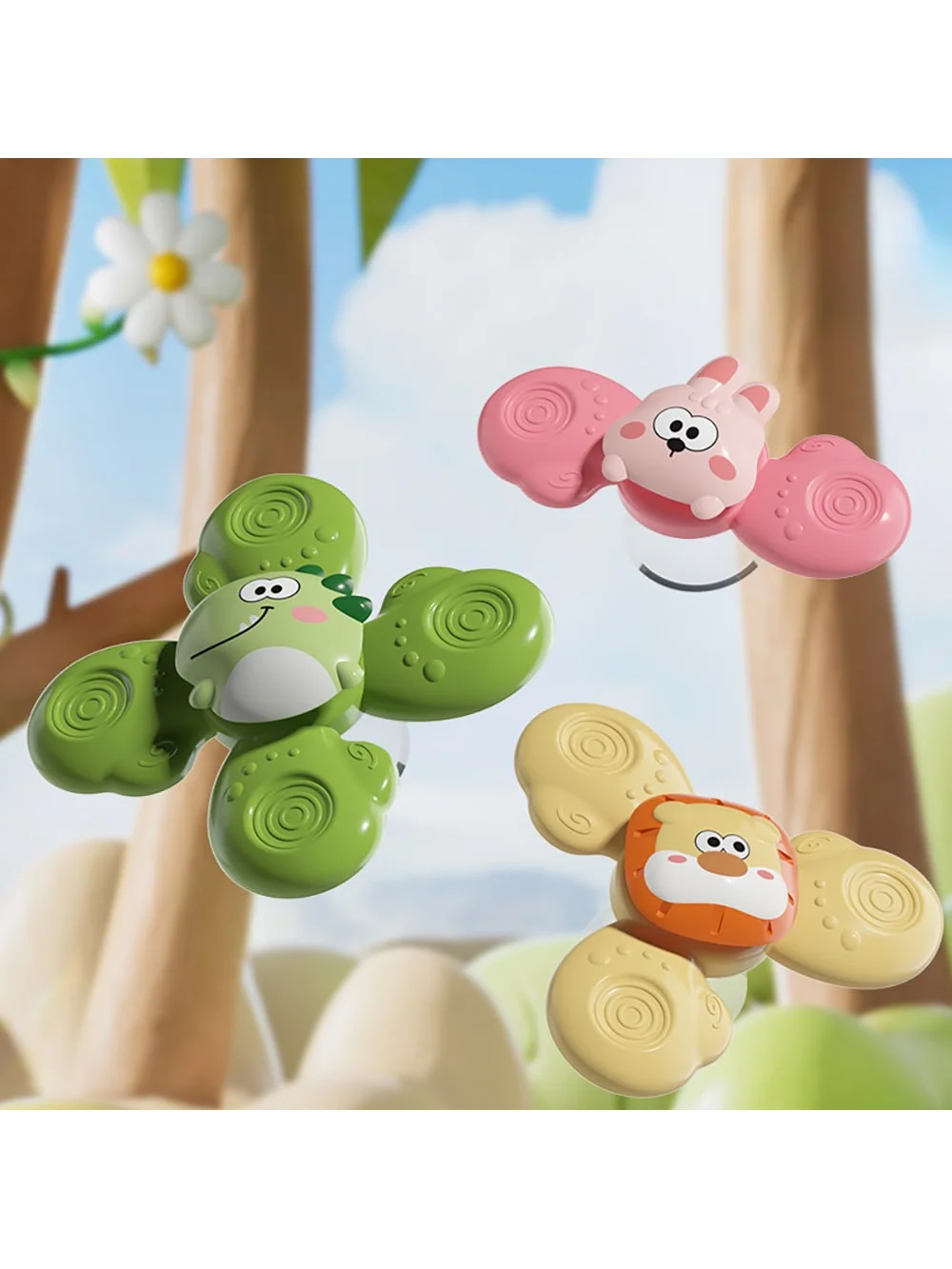 Baby Sucker Spinning Spielzeug Kinder Bad Montessori Bildung Rotierenden 3 Jahre Badezimmer Spielzeug für Kleinkind Kleinkind Spielzeug für Baby