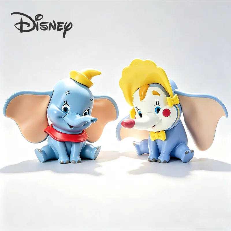 

Disney Dumbo Classic and Clown Outfit Static Figure Collectible PVC Model Toy Cute Cartoon Character Ornament Gift