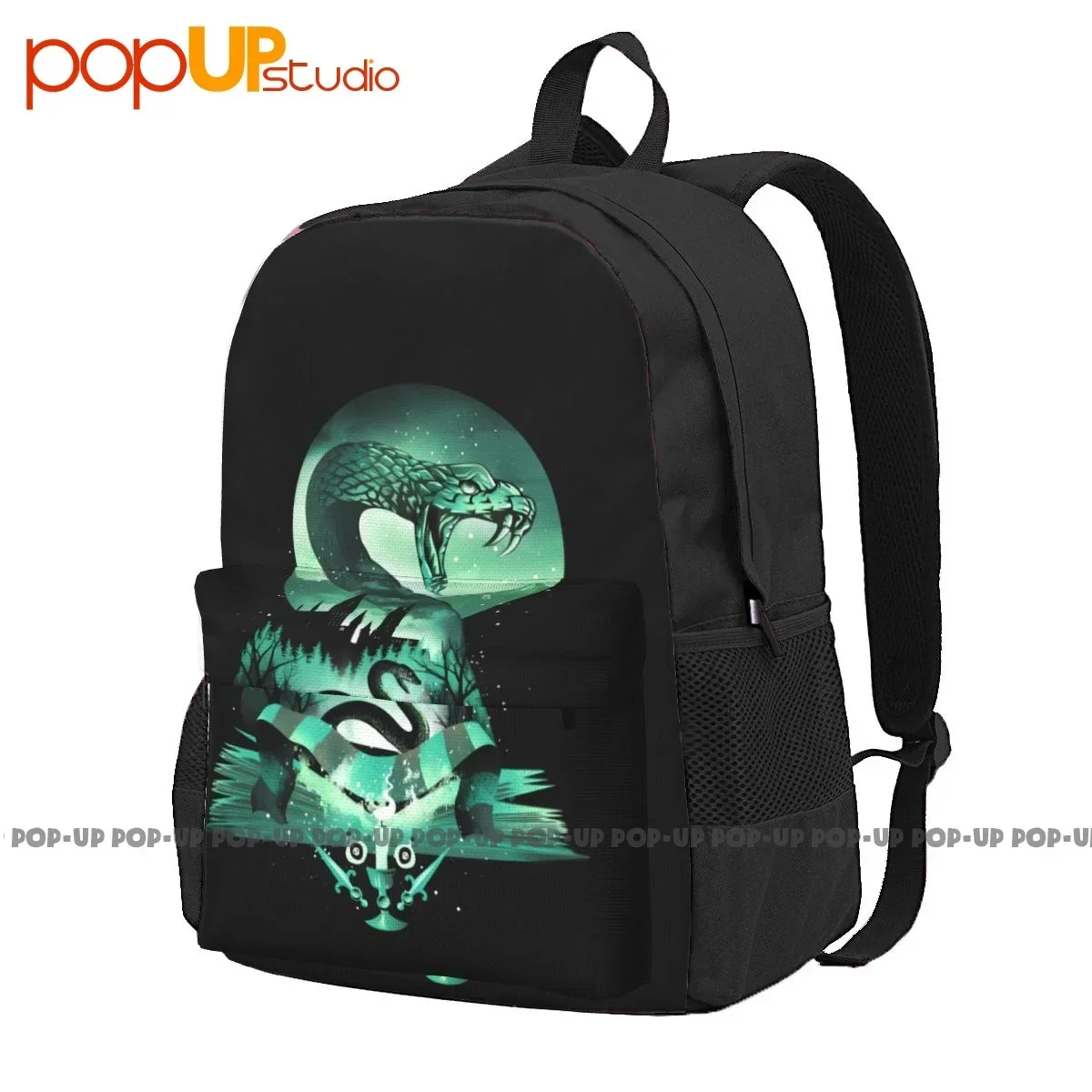 Mochila de gran capacidad de House Of Slytherin Viper, mochila de moda, bolsa de almacenamiento multifunción