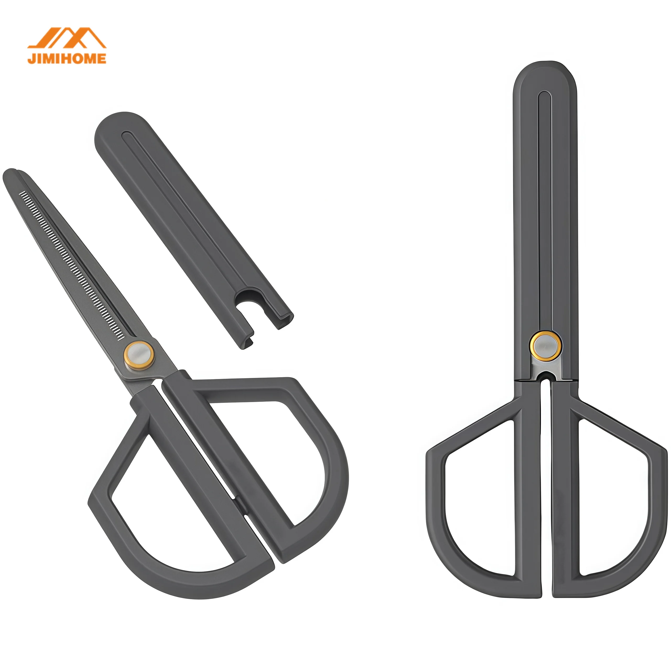 JIMIHOME Scissors All Purpose Household Tool Essential Safety Craft Scissors for Home Office, Anti-slipping Resist Rusting