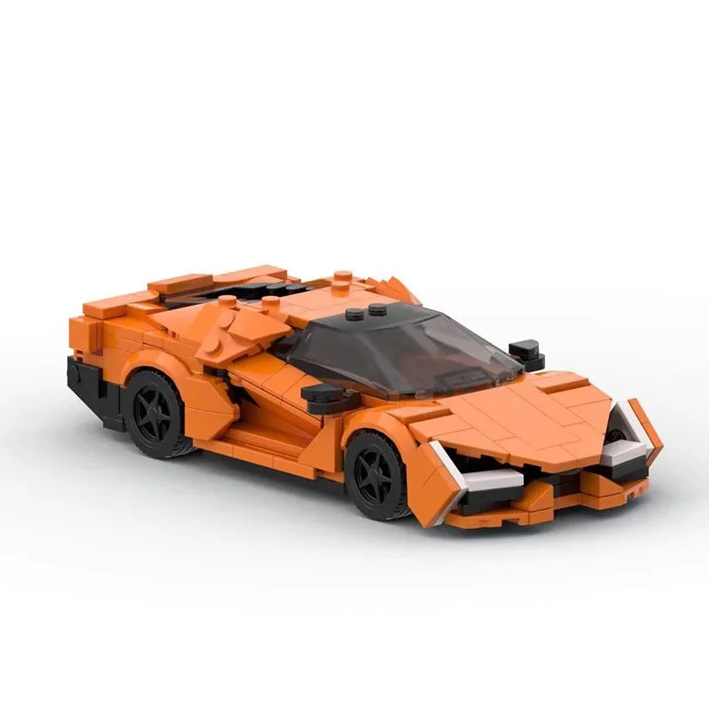 320PCS MOC Lamborghinied Revuelto Speed Champions Sports Cars Building Blocks Bricks Set Kids Model Toys Gifts For Boys Girls