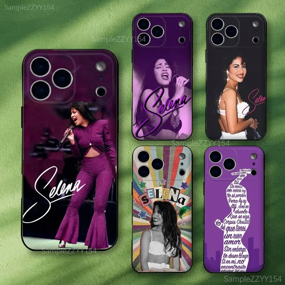 

Selena Quintanilla Dreaming Of You Phone Case For iPhone 17,16,15,14,13,12,Pro,Max,Plus,E,SE4,Air,Mini Black Soft Funda