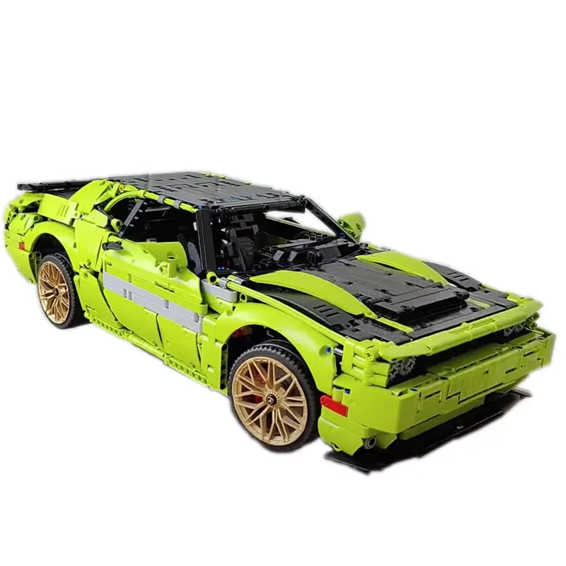 New MOC-152910 Challenger 2008 Fit 42115 Hypercar Super Racing Car Model Building Block Brick Assembly Toys Kids Birthday Gifts