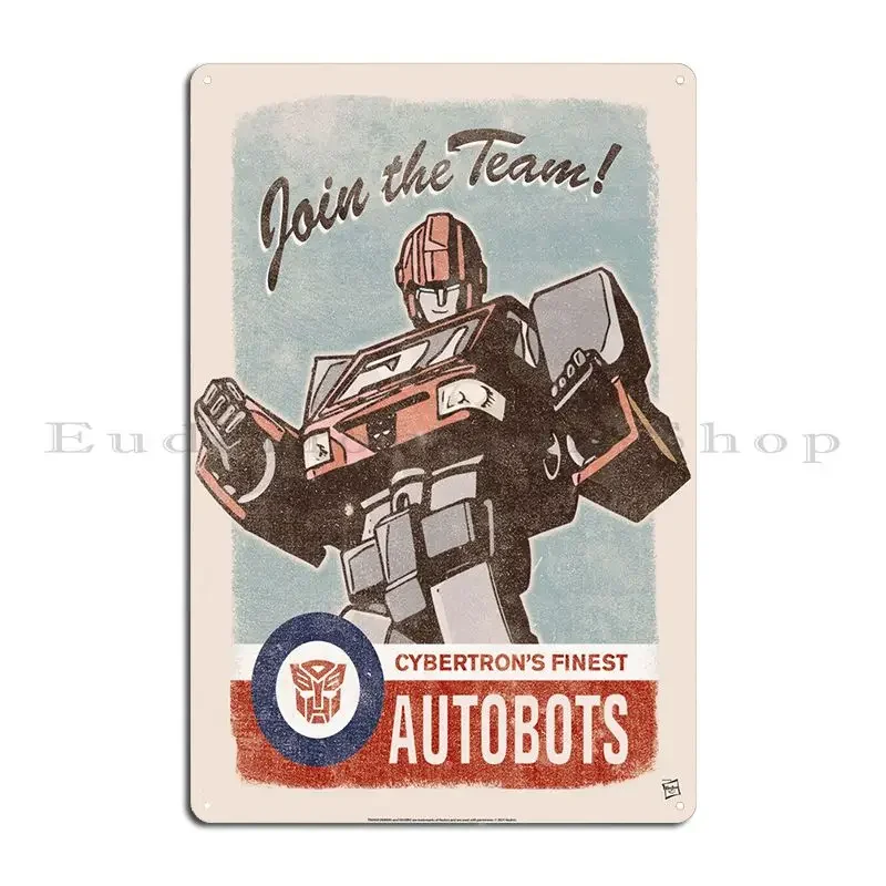 Join The Team! Metal Plaque Poster Printed Wall Pub Wall Create Custom Tin Sign Poster