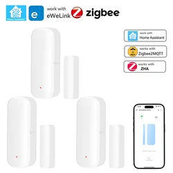 ZigBee Smart Door Window Sensor Door Open Close Detectors Smart Home Security Protection Alarm for Alexa eWeLink Home Assistant