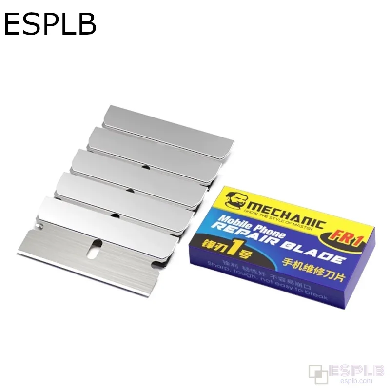 ميكانيكي 5 قطعة/100 قطعة/المجموعة الكربون الصلب شفرة شفرات صلابة عالية لإطار شاشة LCD OCA الغراء فيلم مزيل أدوات تنظيف #2