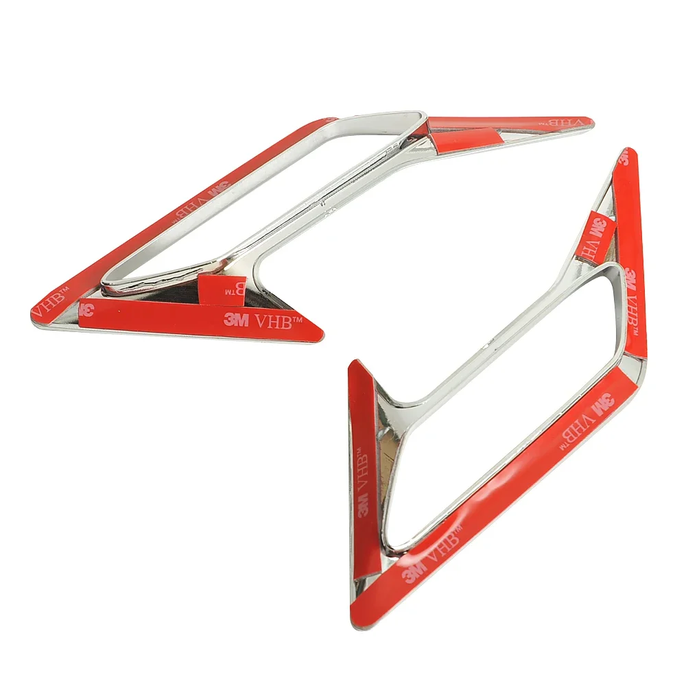 

Chrome Front Fender Vent Trim Kit In Case for HONDA Goldwing GL1800 2018-2020