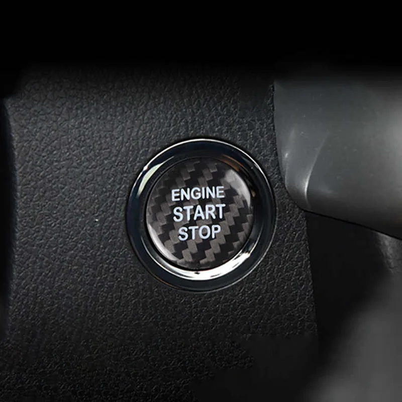 ينطبق على هايلاندر كورولا RAV4Engine Start لسيارة Rongfang Camry/إيقاف غطاء التبديل زر ملصقات الزخرفية