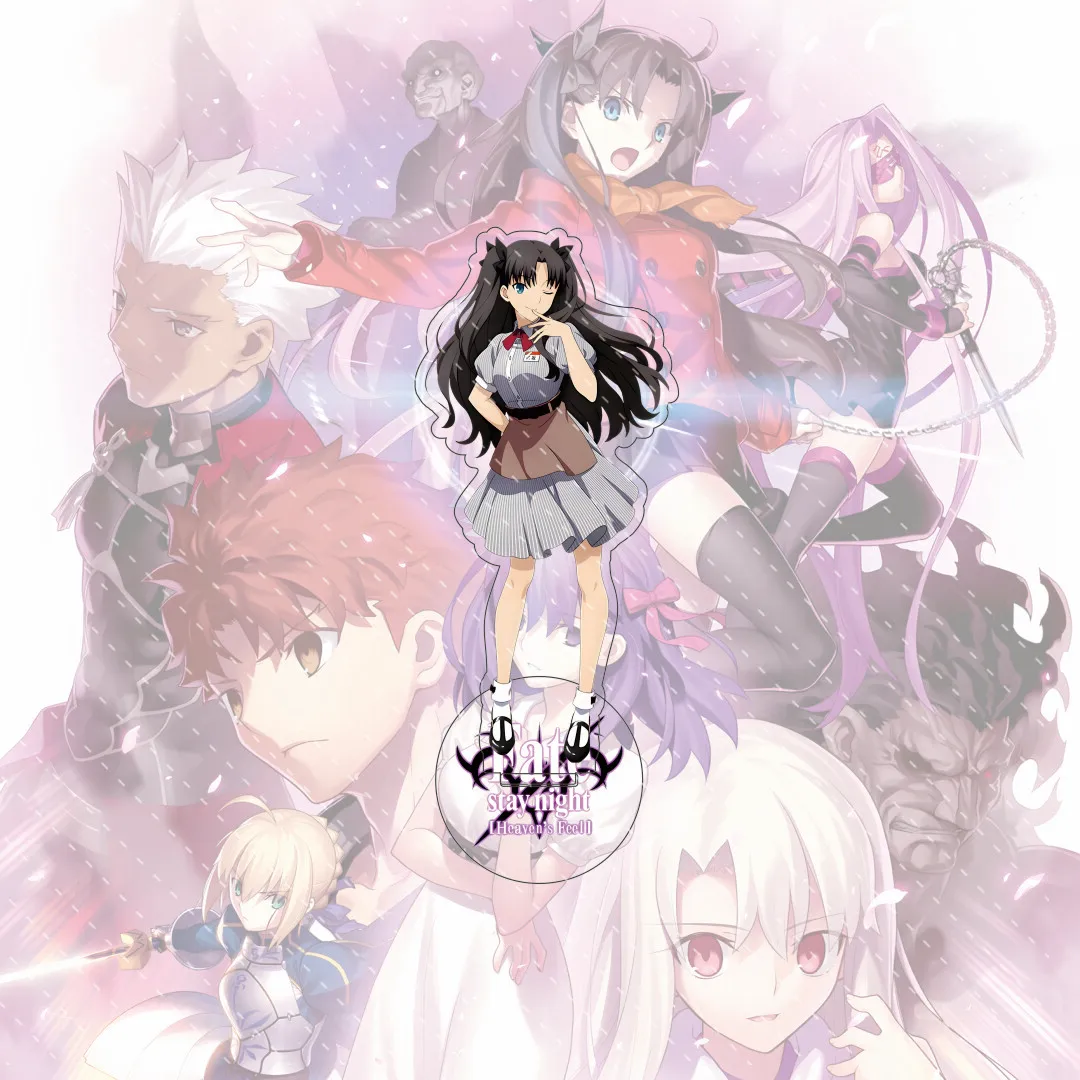 Anime Fate/stay night 15cm Acrylic  Fate/Grand Order Stand Model Characters Desktop model stand Ornament Collection Gifts