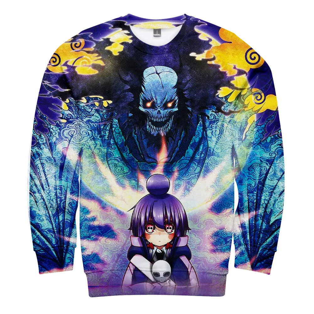 Sudadera de Manga oscura para hombre y mujer, traje informal de moda con cuello redondo, estilo Hip Hop, Tops únicos de Manga larga, 2023