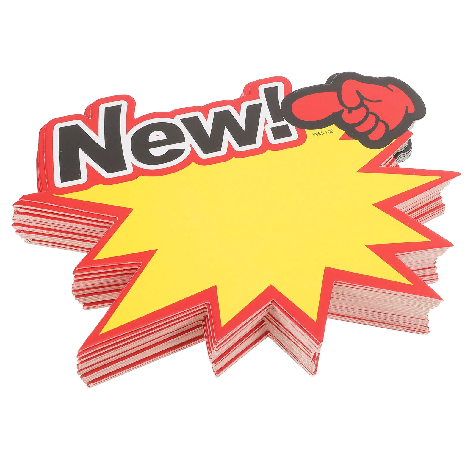 

100Pcs Retail Display Price Tags Sturdy Blank Sale Signs Retail Store Labels Garage Sale Tags Blank Signs