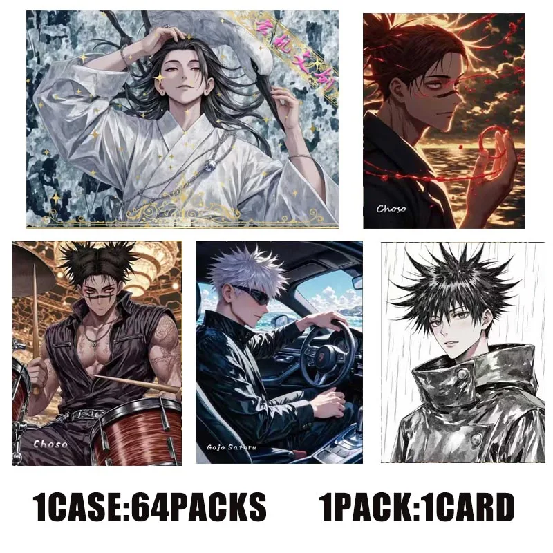

Xuanji Culture JJK Jujutsu Kaisen Оптовая коллекция A6 Flash Card Booster Box Аниме Коллекция хобби Suguru Nobara Детская