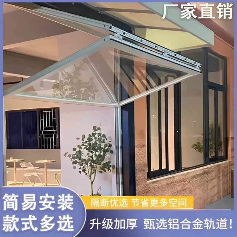 Custom. Internet Celebrity Folding Window Custom Bar Balcony Milk Tea Kitchen Integrated Simple Self-Installation Aluminum Alloy