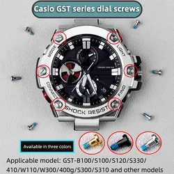 Dla serii Casio GST-B100 śruba do zegarka GST-S100/120/330/410/S310 W110/300/400G śruba do zegarka GST akcesoria