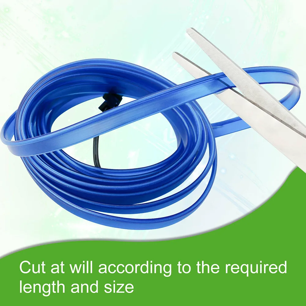 

12 V Car Atmosphere Light 6.6FT Accessories Auto Car Interior Blue High Brightness LED Decor Lamp Wire Strip Light