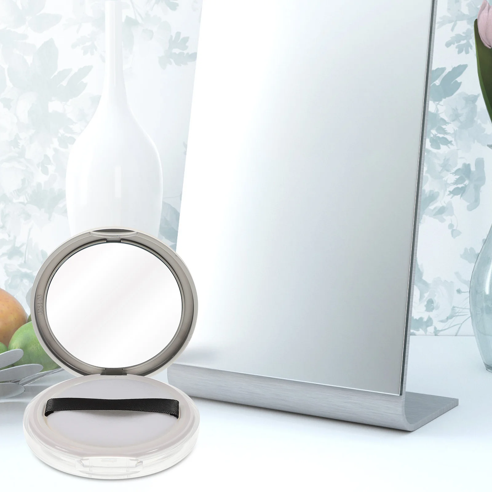 

2pcs Portable Loose Powder Box 5G Empty Container For Travel Makeup Foundation Case Puff Storage Small Size Lightweight Design