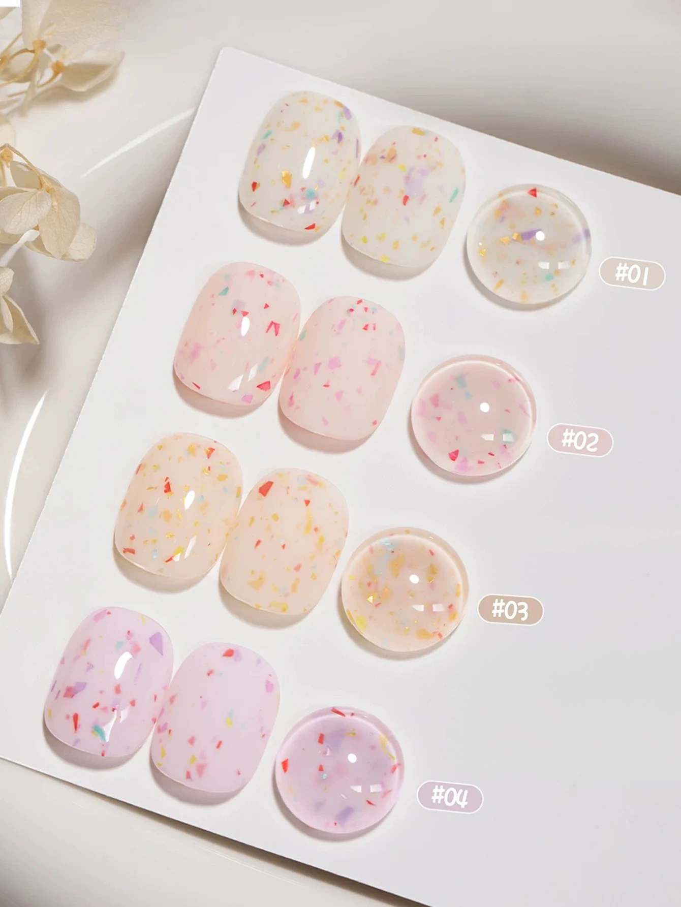 1-4 SZT. 12ml Żelowy Lakier do Paznokci Jogurtowy Lodowy Żółty Lakier Żelowy Soak Off UV LED Lakier Żelowy Półtrwały do Salonów