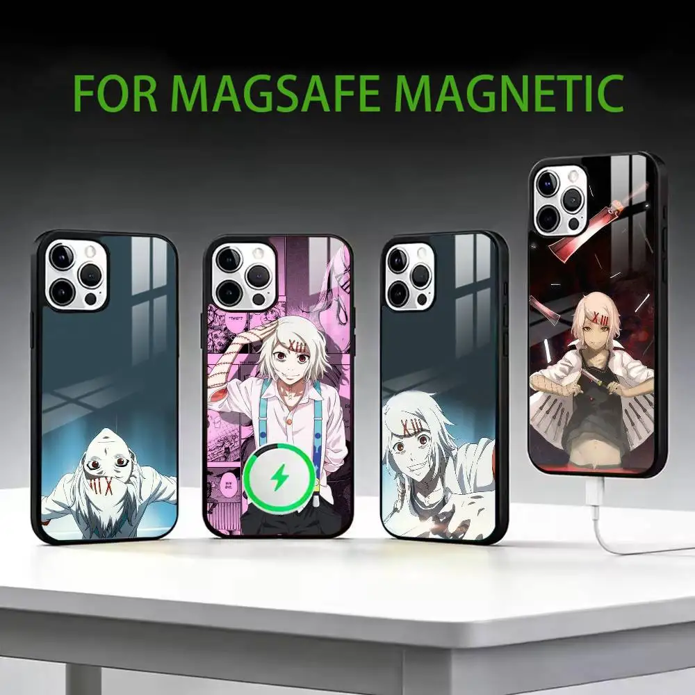 

J-Juuzou Suzuya Phone Case For iPhone17,16,15,14,13,12,11 Plus,Pro Max Magnetic For Magsafe Wireless Charging