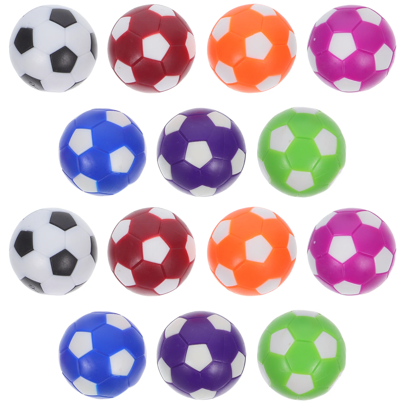 

14pcs Tabletop Football Accessories Mini Soccer Foosball Replacement Parts Assortment Smooth Gameplay Easy Clean Indoor Fun