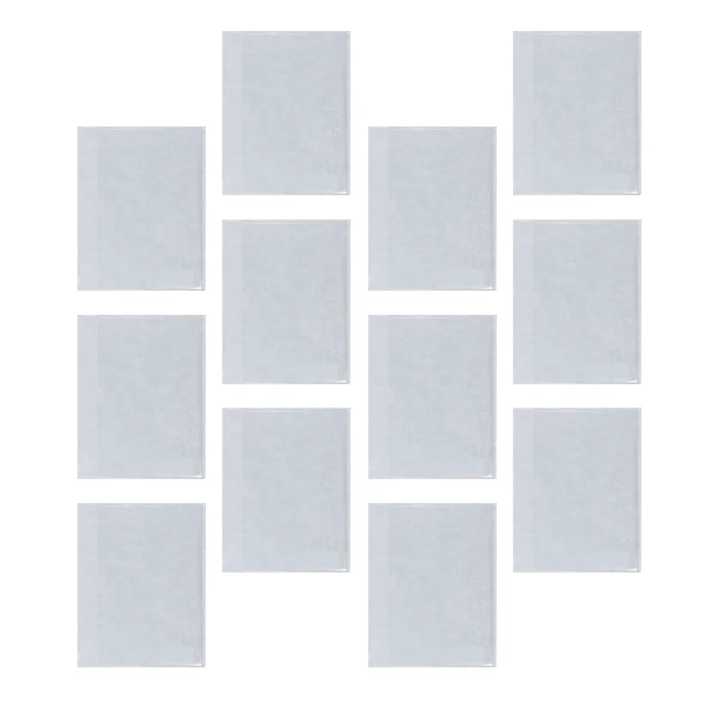 

30Pcs Self-Adhesive Cards Pocket Clear Plastic Label Holder Office School Business Card Organizer Card Sleeve