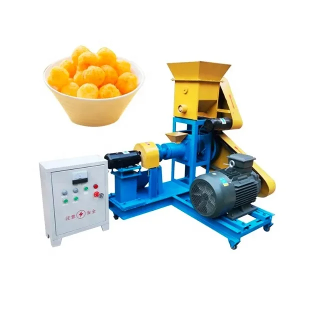 small snack food extruder puffing machine rice corn puff making machines automatic