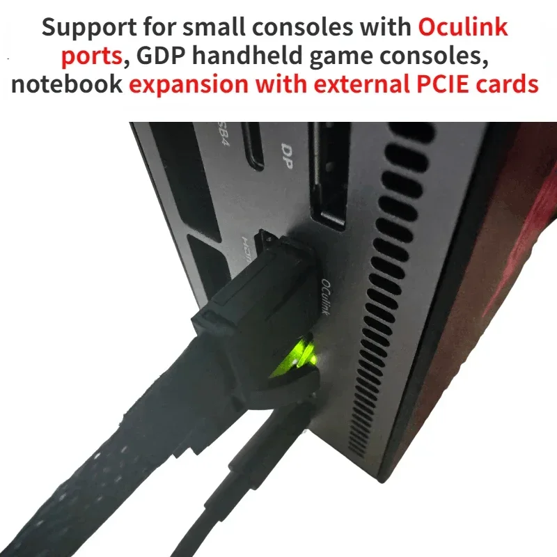 eGPU Case For Oculink / M.2 NVMe Laptop External Graphics Card GPU Dock PCIE 4.0 X4 Gen4 Notebook ATX SFX Expansion Card Adapter