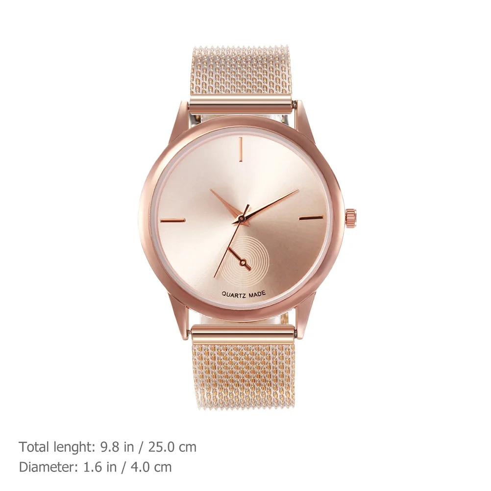 Stone Quartz Female Watch Adjustable Alloy Lightweight Casual Business Wristwatch Elegant Women Fashion Female Watch