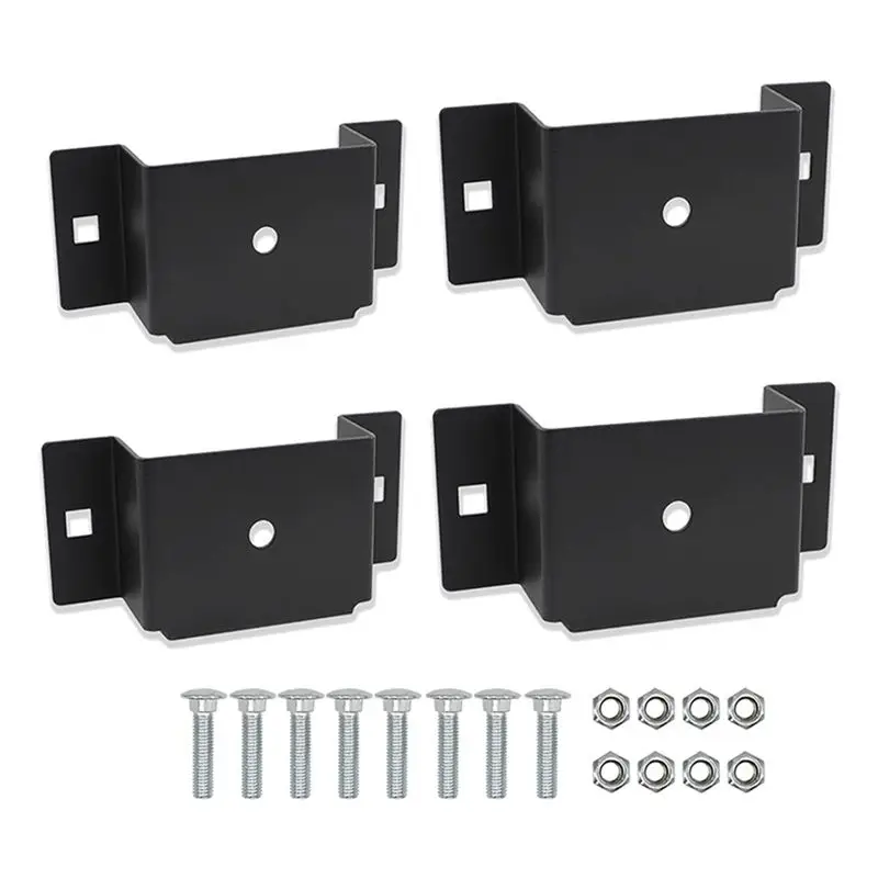 A26I-For 2'' X 4'' Lumber, Trailer Stake Bracket Included Mounting Bolts And Nuts Trucks Trailer Bracket