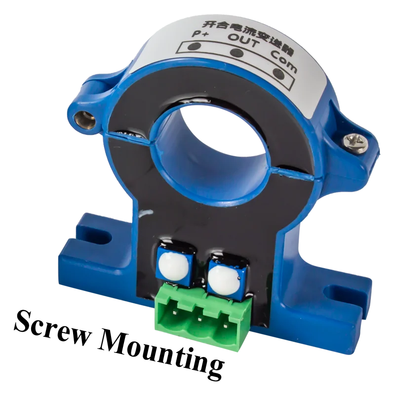 Imagem -02 - Sensor de Corrente Transmissor de Loop Aberto Split Hall Transmissor Ampere 420ma 05v 010v a 100a 200a 150a 25 mm 38 Milímetros ac dc