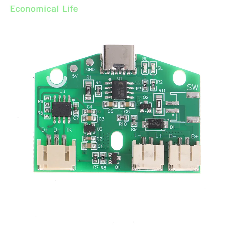 3.7V type-C table lamp circuit board USB charging PCB monochrome stepless dimming led touch small night lamp control module