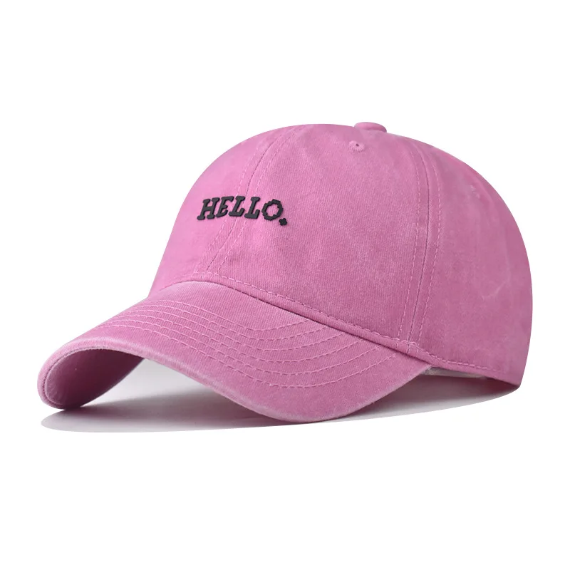 

New Fashion HELLO Letter Embroidery Baseball Caps for Men Visor Women's Cap Casual Travel Trucker Hiking Fishing Climbing Hat