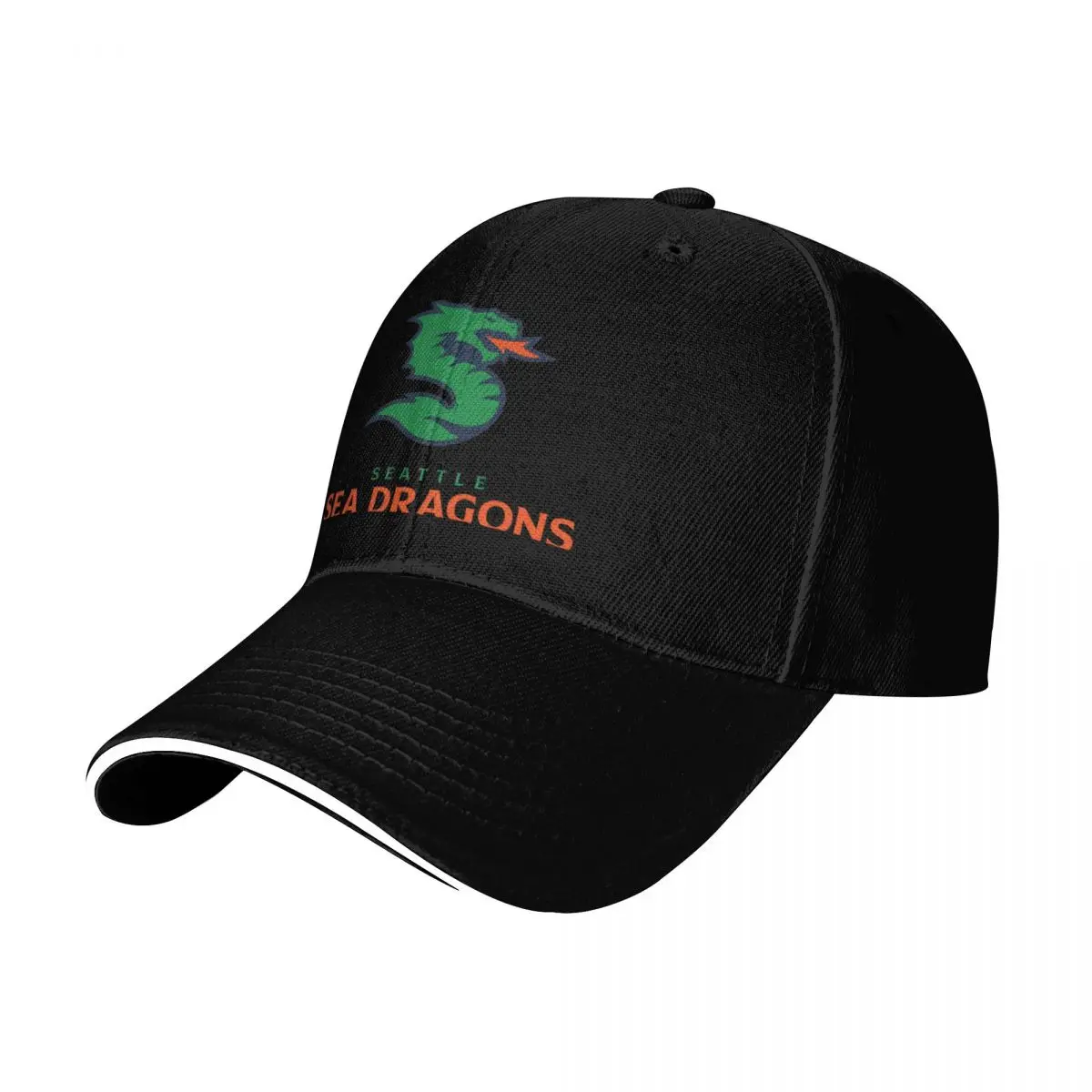 Seattle Sea dragons Baseball Cap Breathable Mesh Back Adjustable Buckle Closure Moisture Wicking Quick Dry